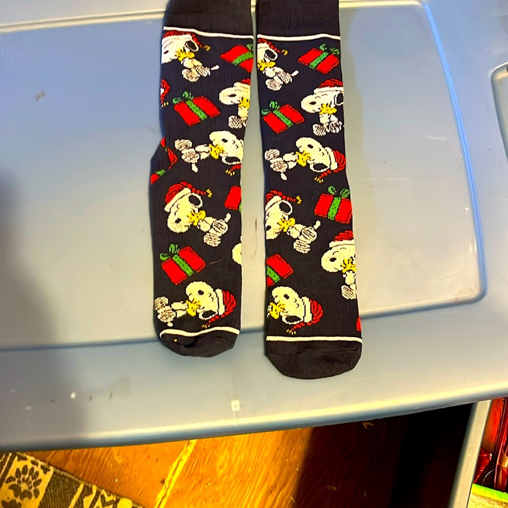 Snoopy Christmas socks